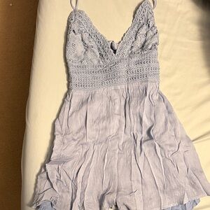 Light Blue Lace Dress